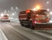 МБУ Чистота убирает снег с улиц Калининграда в круглосуточном режиме